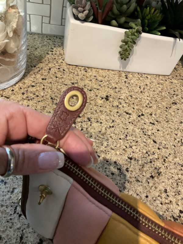 Coach 1941 Swinger 20 With Quilting Nappa Leather Brass/Wine Multi C3490 - Image 11