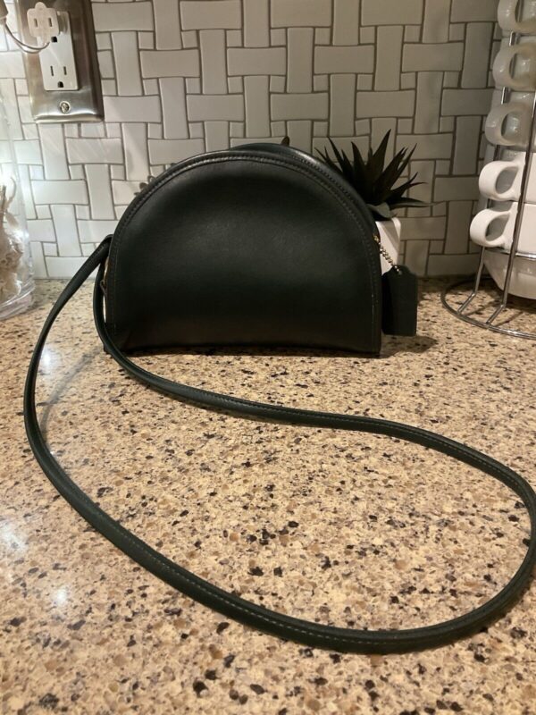 COACH VINTAGE KIMBALL Zip Glovetanned Leather Crossbody  Bag 9911 Forest Green