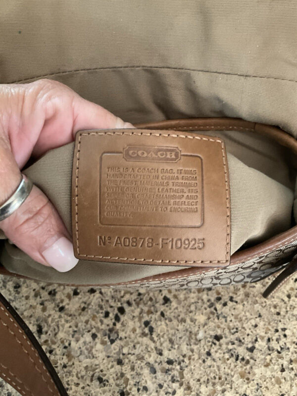 COACH Vintage SOHO Signature Buckle Flap Leather Bag 10925 Brown - Image 12
