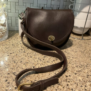 COACH Vintage Watson Bag Leather Crossbody Handbag 9981 Mahogany Brown