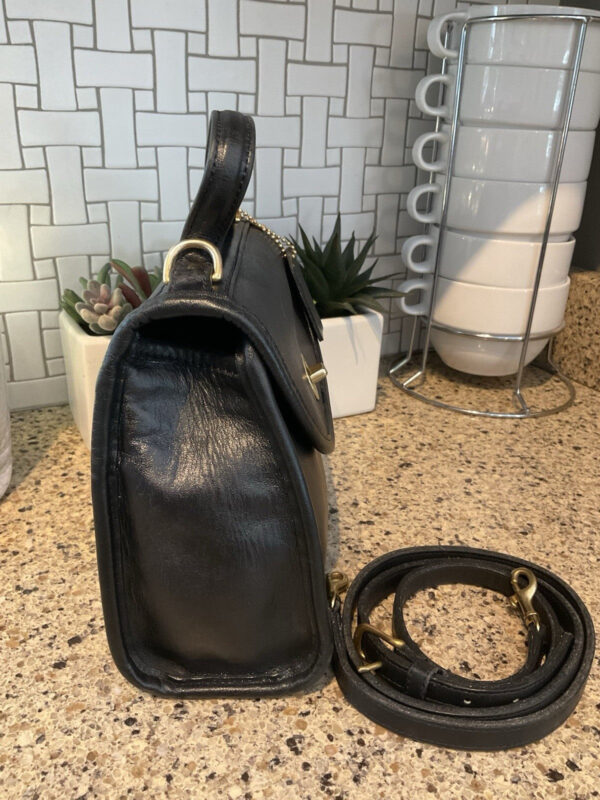 Coach Vintage Regina Satchel Mahogany Brass Glovetanned Leather 9983 - Image 3