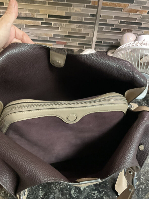 COACH 1941 CASS HOBO Glovetanned Leather Black 89004 Taupe - Image 10