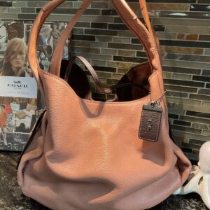 COACH 1941 BANDIT HOBO 39 Glovetanned Pebble Leather Handbag MELON 87363