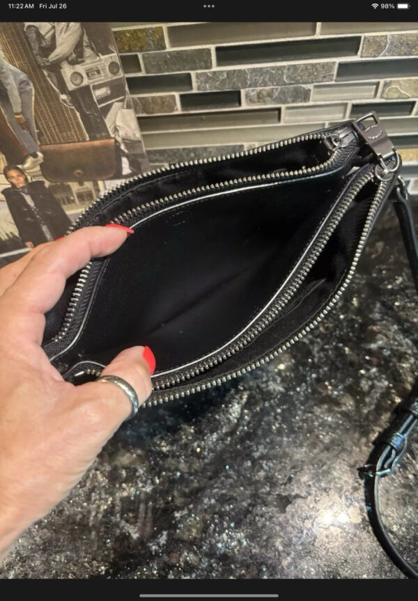 Coach Lyla Crossbody NASA Hologram Iridescent Mermaid Oil Slick Leather 22555 - Image 13