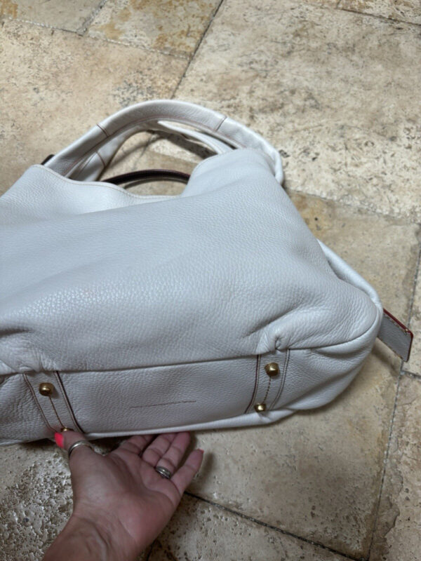 COACH 1941 BANDIT HOBO 39 Glovetanned Pebble Leather Handbag Chalk 86760 - Image 18