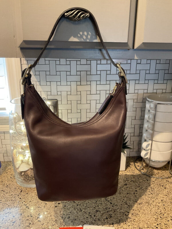Coach Vintage Legacy West  Hobo  Glovetanned Leather Mahogany Brown 9823 - Image 3