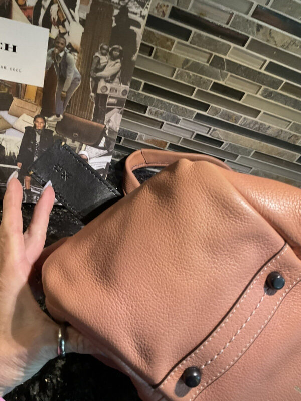 COACH 1941 BANDIT HOBO 39 Glovetanned Pebble Leather Handbag MELON 87363 - Image 6